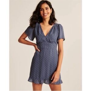Abercrombie & Fitch Flutter Sleeve Mini Dress